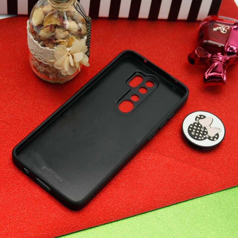 قاب محافظ لنزدار آینه ای + پاپ سوکت طرح میکی موس Xiaomi Redmi Note 8 Pro