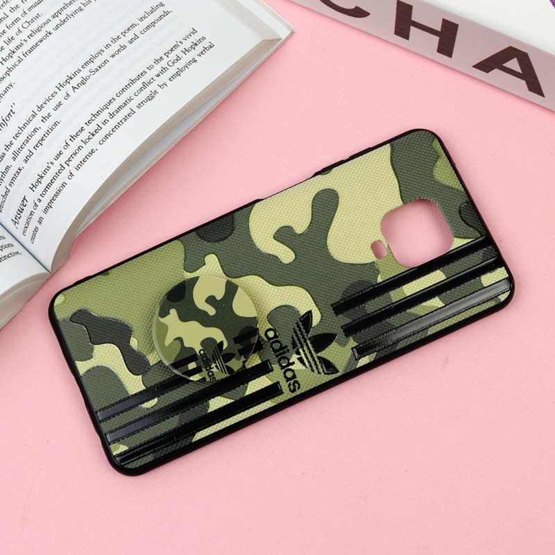 قاب فانتزی برجسته + پاپ سوکت طرح ارتشی Xiaomi Redmi Note 9 Pro / 9s سری F