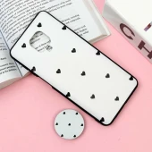 قاب فانتزی برجسته + پاپ سوکت طرح قلب Xiaomi Redmi Note 9 Pro / 9s سری F