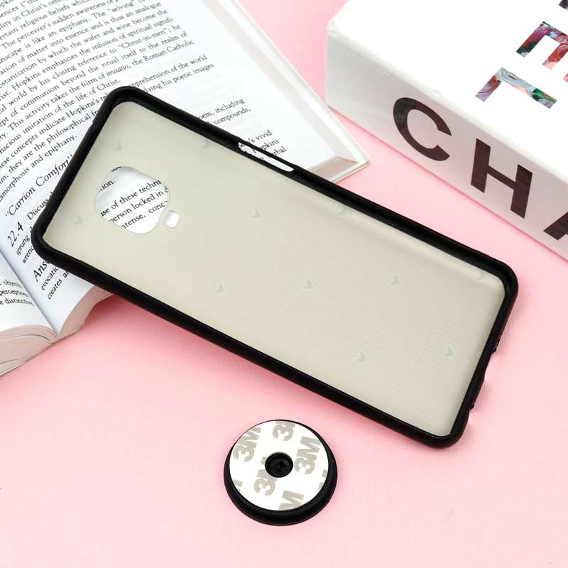 قاب فانتزی برجسته + پاپ سوکت طرح قلب Xiaomi Redmi Note 9 Pro / 9s سری F