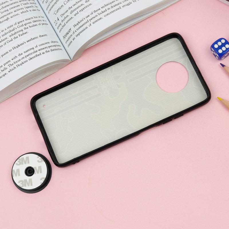 قاب فانتزی برجسته + پاپ سوکت طرح ارتشی Xiaomi Redmi Note 9T سری F