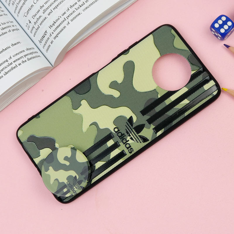 قاب فانتزی برجسته + پاپ سوکت طرح ارتشی Xiaomi Redmi Note 9T سری F