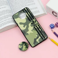 قاب فانتزی برجسته + پاپ سوکت طرح ارتشی Xiaomi Redmi Note 9T سری F