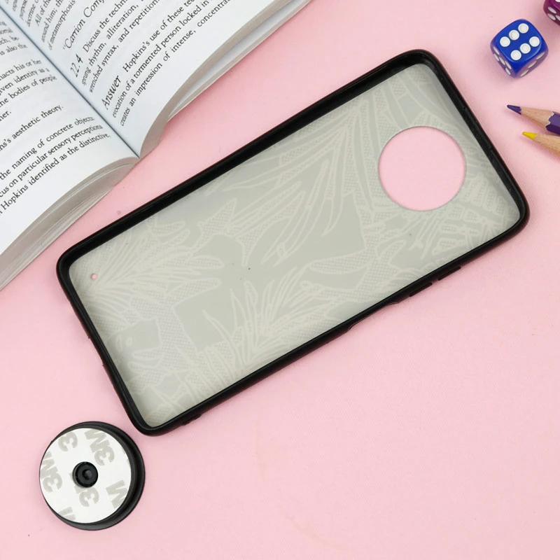قاب فانتزی برجسته + پاپ سوکت طرح گل Xiaomi Redmi Note 9T سری F