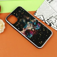 قاب ماربل فانتزی طلایی iPhone 11 کد 11