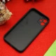 قاب محافظ لنزدار آینه ای + پاپ سوکت طرح LV مشکی iPhone 11