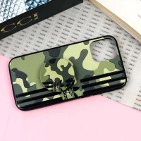 قاب فانتزی برجسته + پاپ سوکت طرح ارتشی iPhone 12 Mini سری F