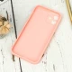 قاب محافظ لنزدار آینه ای + پاپ سوکت طرح LV صورتی iPhone 12