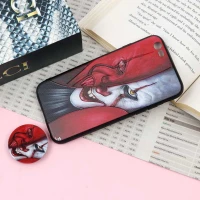 قاب فانتزی برجسته + پاپ سوکت طرح جوکر iPhone 6/6s سری F