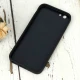 قاب محافظ لنزدار آینه ای + پاپ سوکت طرح قلب مشکی iPhone 6/6s