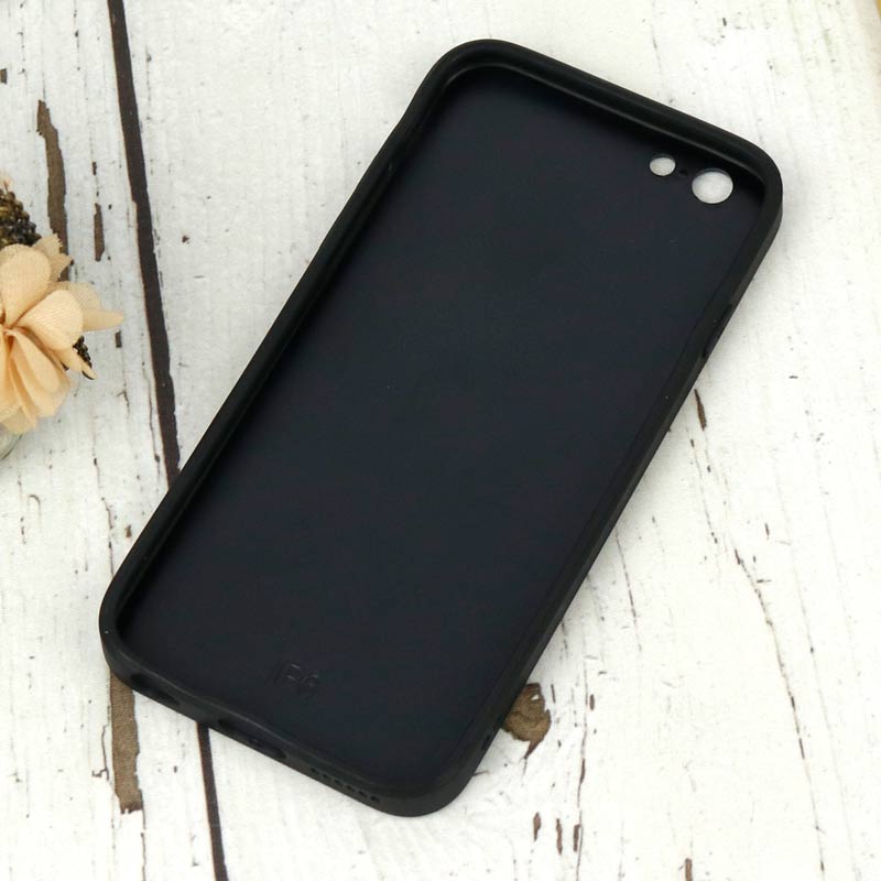 قاب محافظ لنزدار آینه ای + پاپ سوکت طرح قلب مشکی iPhone 6/6s