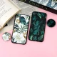 قاب فانتزی برجسته + پاپ سوکت طرح گل iPhone 7/8/SE 2020 سری F