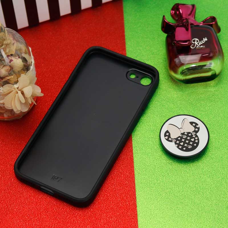 قاب محافظ لنزدار آینه ای + پاپ سوکت طرح میکی موس iPhone 7/8
