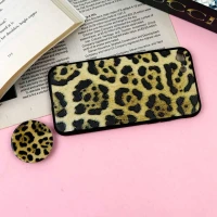 قاب فانتزی برجسته + پاپ سوکت طرح پلنگی iPhone 7/8 سری F