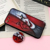 قاب فانتزی برجسته + پاپ سوکت طرح جوکر iPhone 7/8/SE 2020 سری F