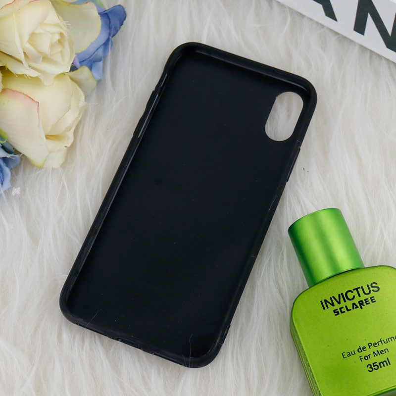 قاب پشت گلسی پلنگی iPhone X/XS