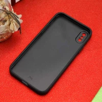 قاب محافظ لنزدار آینه ای + پاپ سوکت طرح میکی موس iPhone X/XS