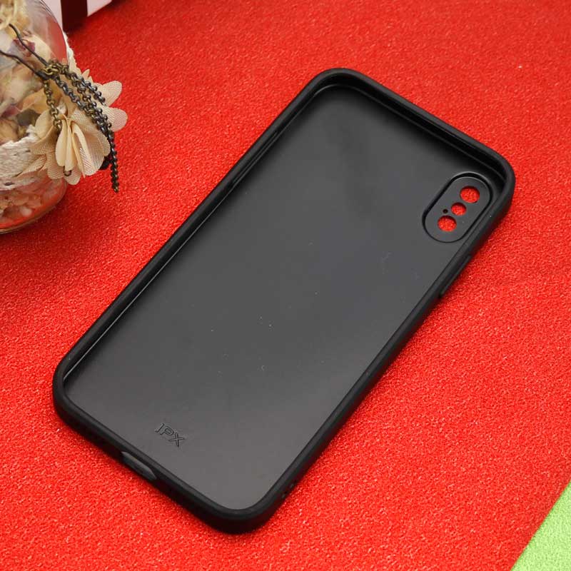 قاب محافظ لنزدار آینه ای + پاپ سوکت طرح میکی موس iPhone X/XS