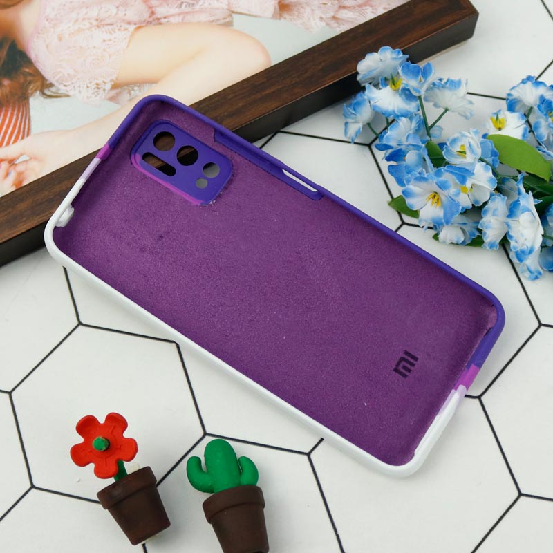 قاب سیلیکونی اورجینال رنگین کمانی محافظ لنزدار Xiaomi Poco M3 Pro