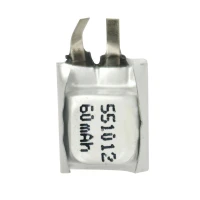باتری لیتیوم 60mAh 4*10*12mm 501012
