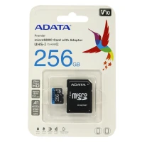 رم میکرو 256 گیگ ای دیتا ADATA Premier U1 C10 V10 100MB/s + خشاب