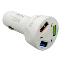 شارژر فندکی فست شارژ APD-369 2.4A QC3
