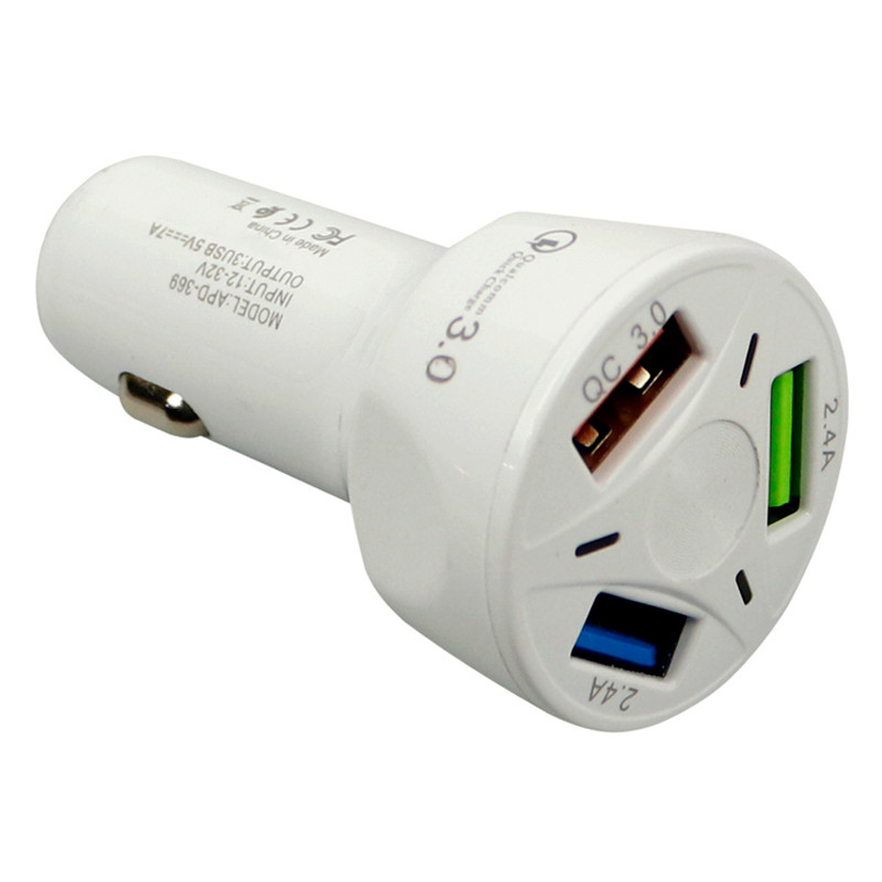 شارژر فندکی فست شارژ APD-369 2.4A QC3