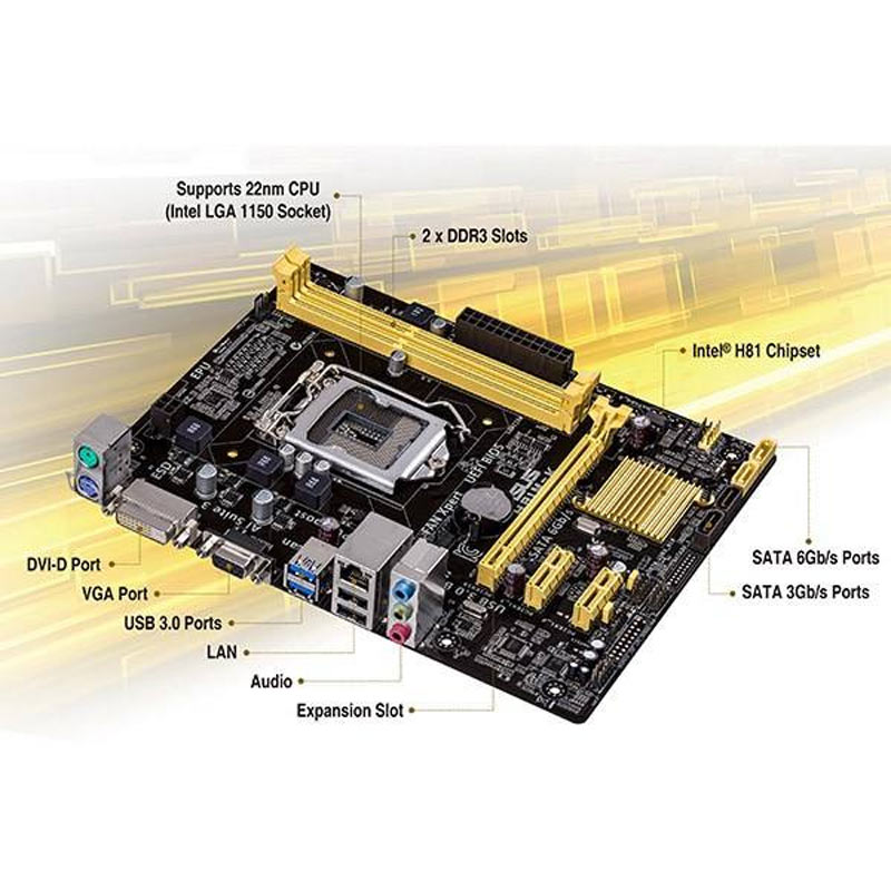 مادربرد ایسوس H81M-K DDR3