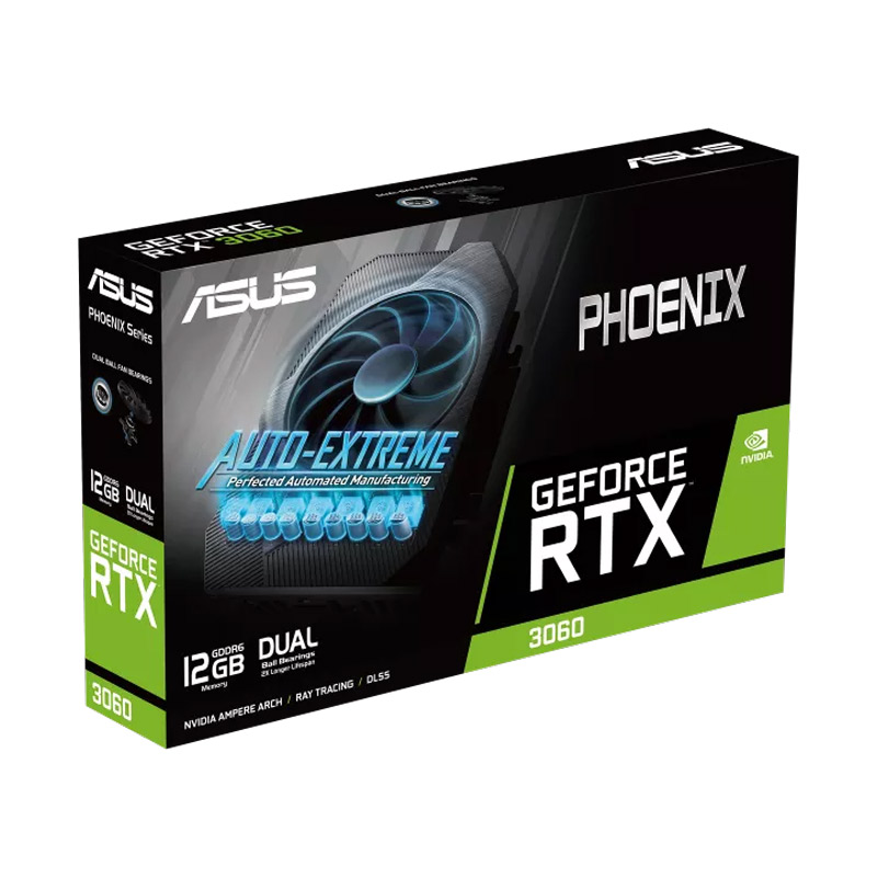 کارت گرافیک ASUS Phoenix GeForce RTX3060 12G GDDR6 192Bit