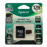 رم میکرو 128 گیگ اپیسر Apacer R85 U1 C10 85MB/s + خشاب