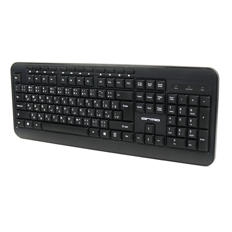 کیبورد و موس بی سیم آرمو AK6321M-W