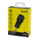 شارژر فندکی فست شارژ BUDI M8J628TQ-BLK QC3.0 PD 36W
