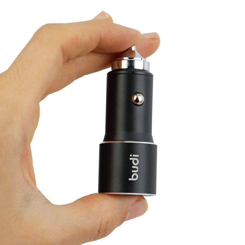 شارژر فندکی فست شارژ BUDI M8J628TQ-BLK QC3.0 PD 36W