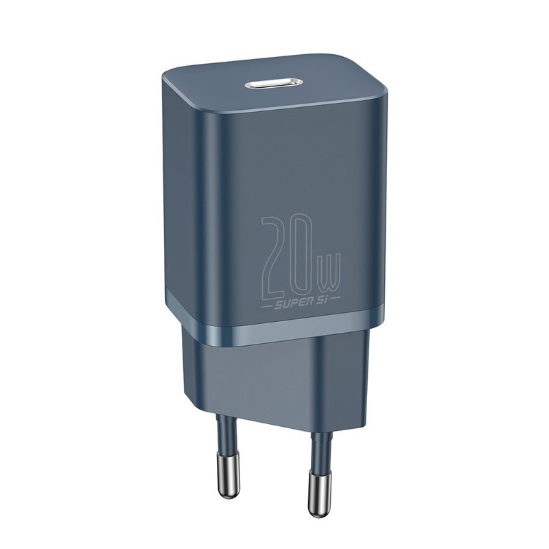 شارژر دیواری فست شارژ Baseus TZCCSUP-B 3A QC3.0 PD 20W Type-C + کابل Type-C to Lightning