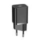 شارژر دیواری فست شارژ Baseus TZCCSUP-B 3A QC3.0 PD 20W Type-C + کابل Type-C to Lightning