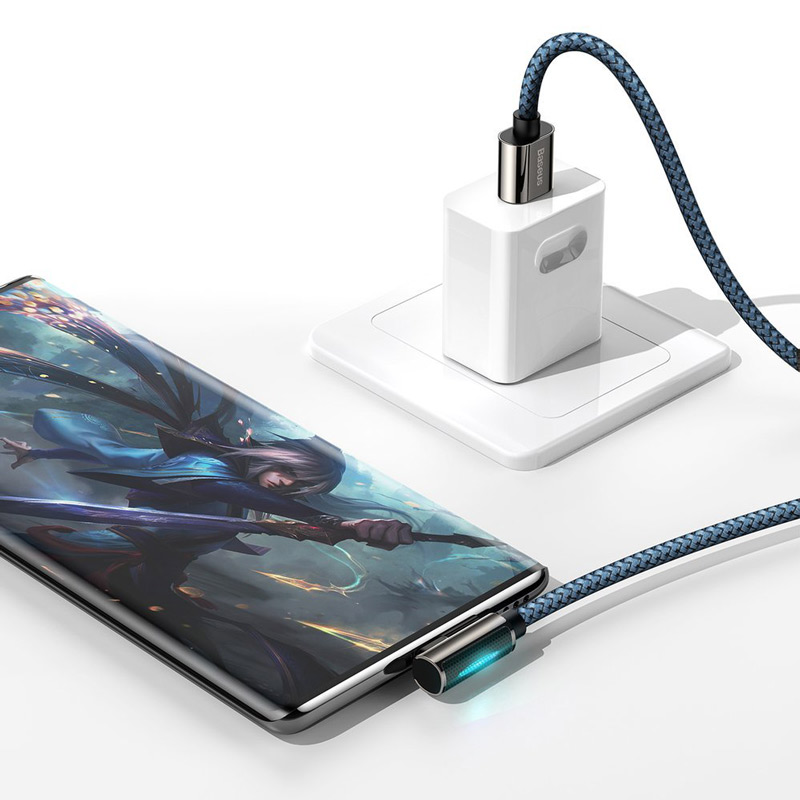 کابل فست شارژ Baseus Legendary CACS000 66W Type-C 1m یکسر L