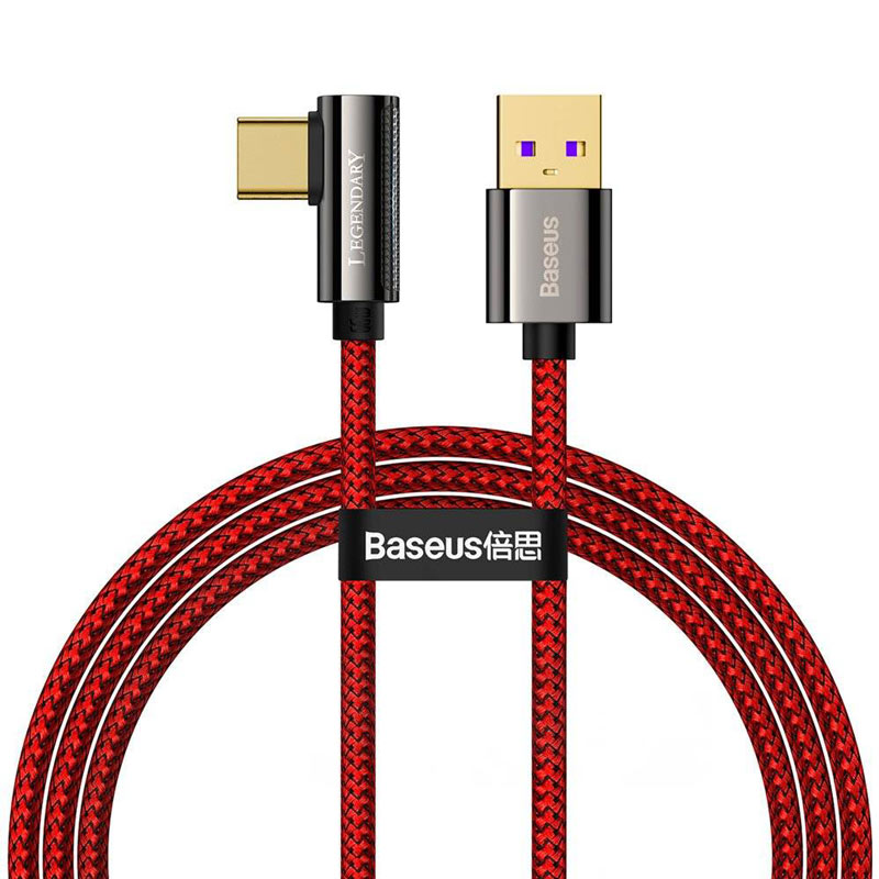 کابل فست شارژ Baseus Legendary CACS000 66W Type-C 1m یکسر L