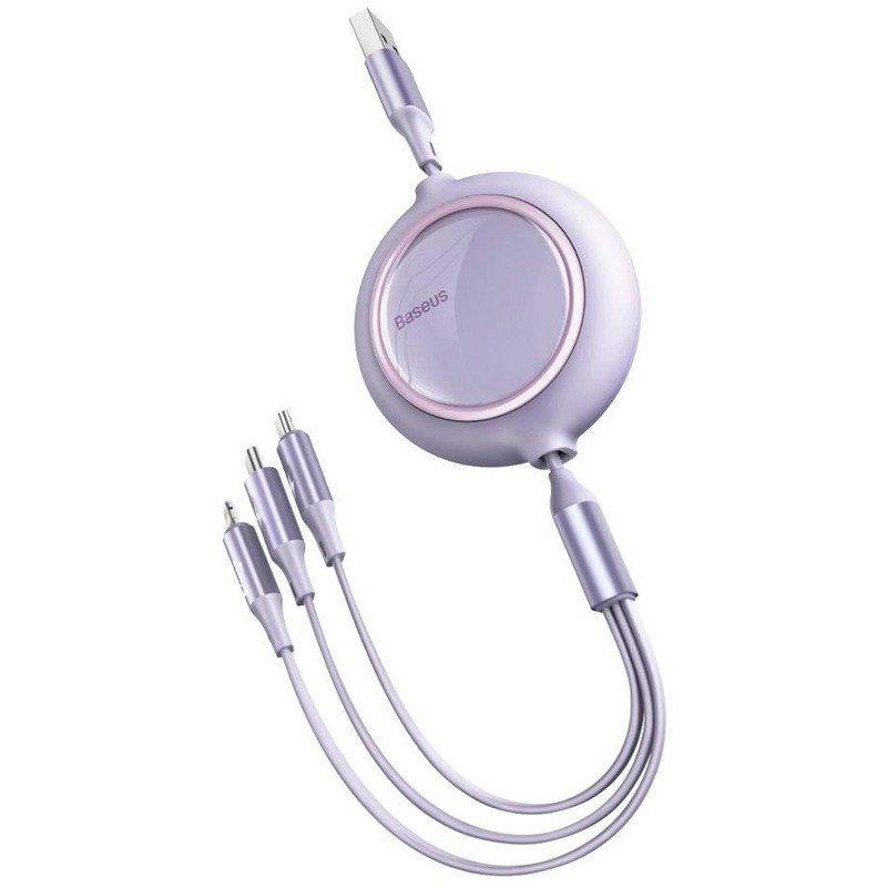 کابل 3 سر فست شارژ Baseus CAMLT-MJ 3.5A 1.2m