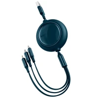 کابل 3 سر فست شارژ Baseus CAMLT-MJ 3.5A 1.2m