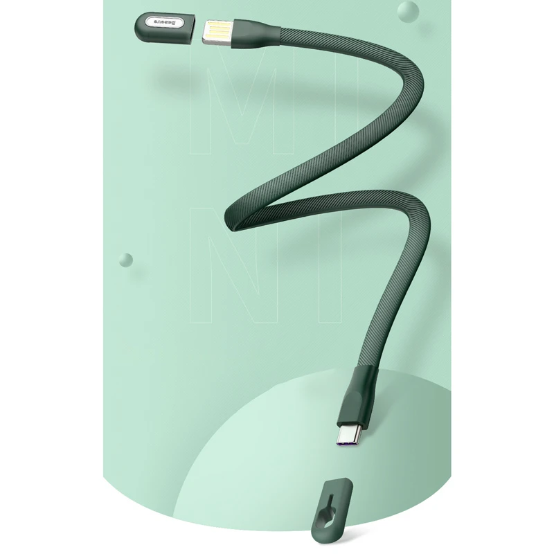 کابل کوتاه فست شارژ Baseus CATFH Type-C 5A 22cm