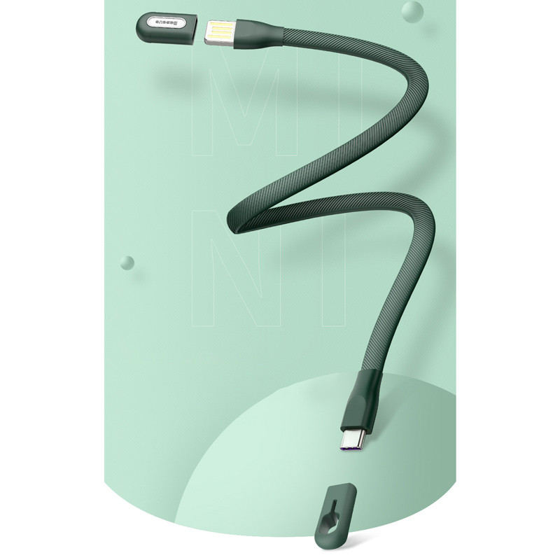 کابل کوتاه فست شارژ Baseus CATFH Type-C 5A 22cm