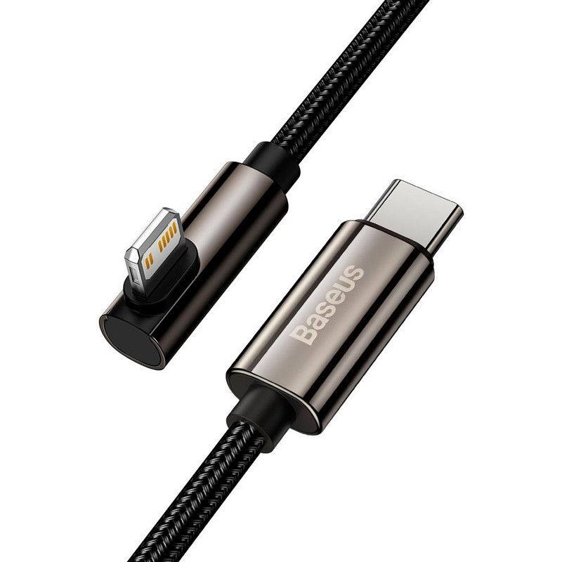 کابل تبدیل فست شارژ Baseus CATLCS-A01 Type-C to Lightning PD 20W 2m یکسر L