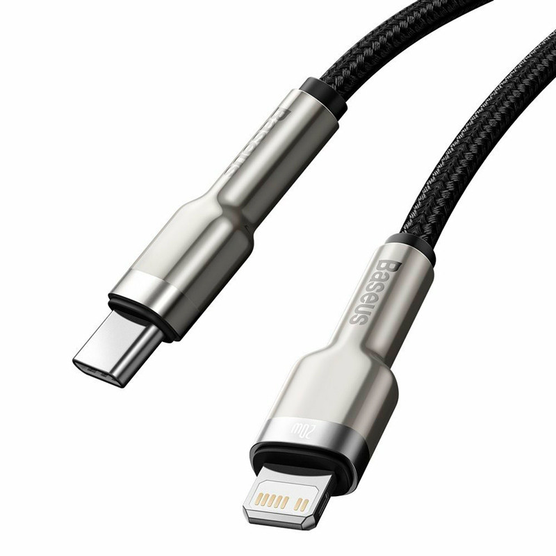 کابل تبدیل فست شارژ Baseus CATLJK-A Type-C To Lightning PD 20W 1m