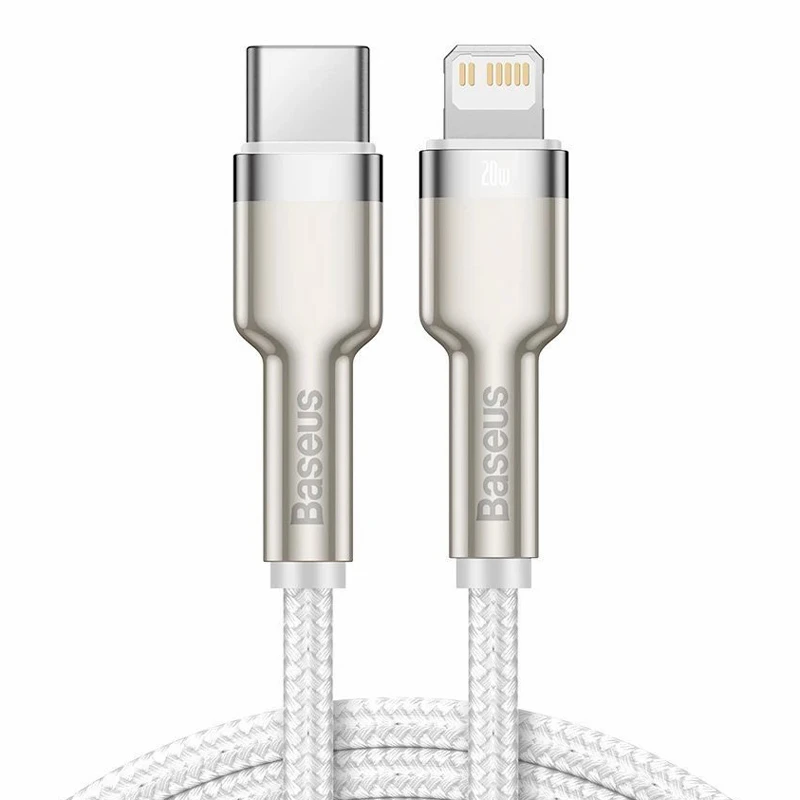کابل تبدیل فست شارژ Baseus CATLJK-A Type-C To Lightning PD 20W 1m