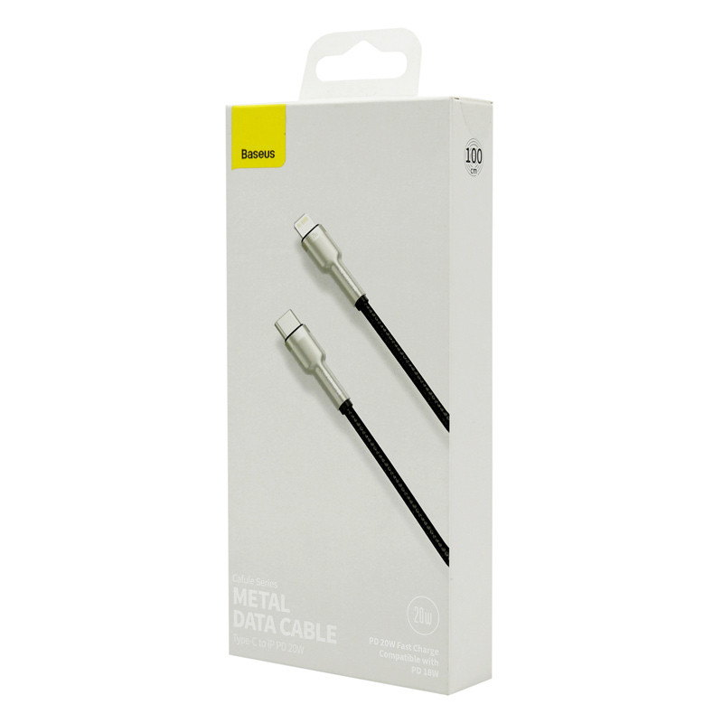 کابل تبدیل فست شارژ Baseus CATLJK-A Type-C To Lightning PD 20W 1m