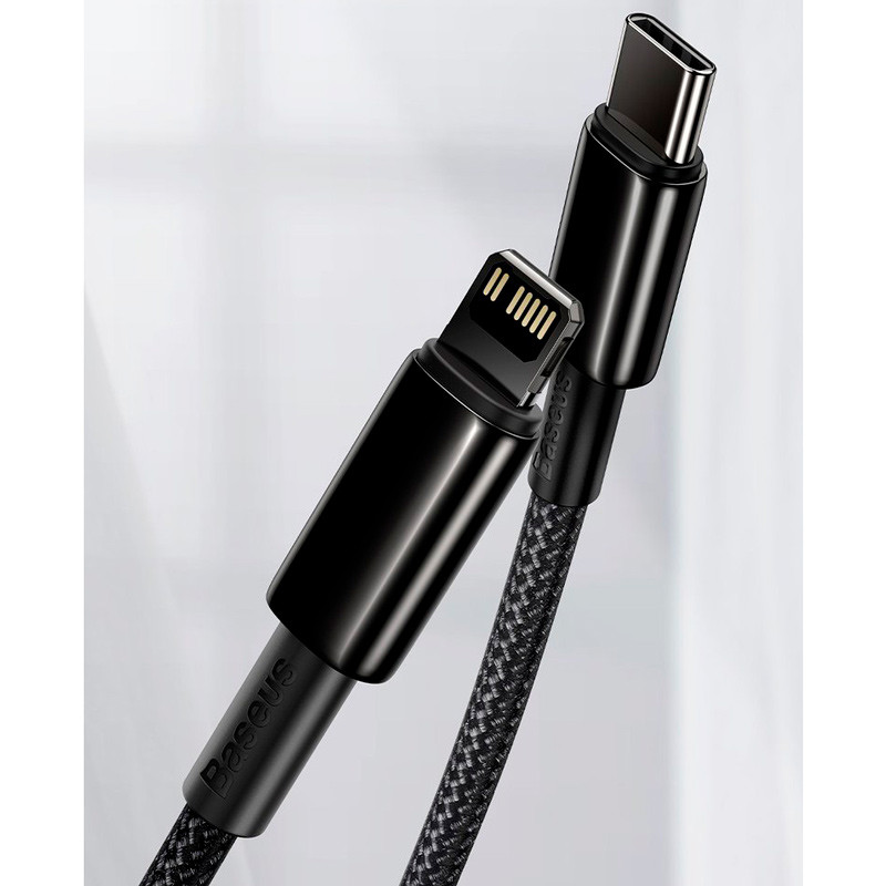 کابل تبدیل فست شارژ Baseus CATLWJ-A01 Type-C to Lightning PD 20W 2m