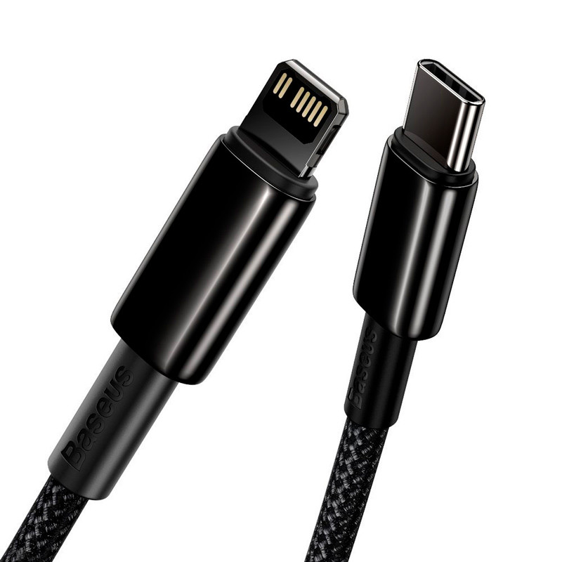 کابل تبدیل فست شارژ Baseus CATLWJ-A01 Type-C to Lightning PD 20W 2m