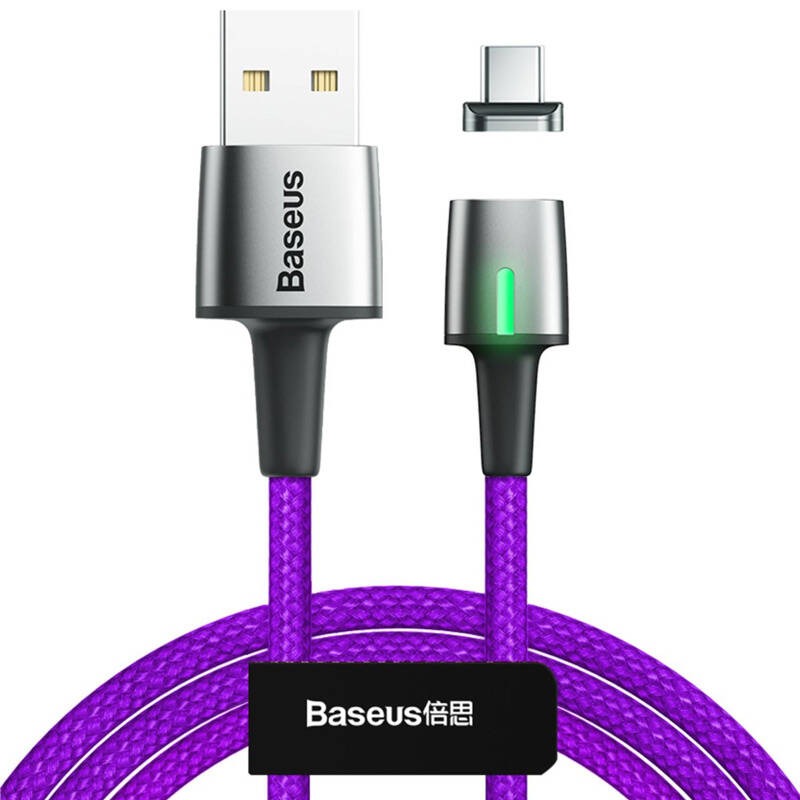 کابل مگنتی فست شارژ Baseus CATXC-A 3A Type-C 1m