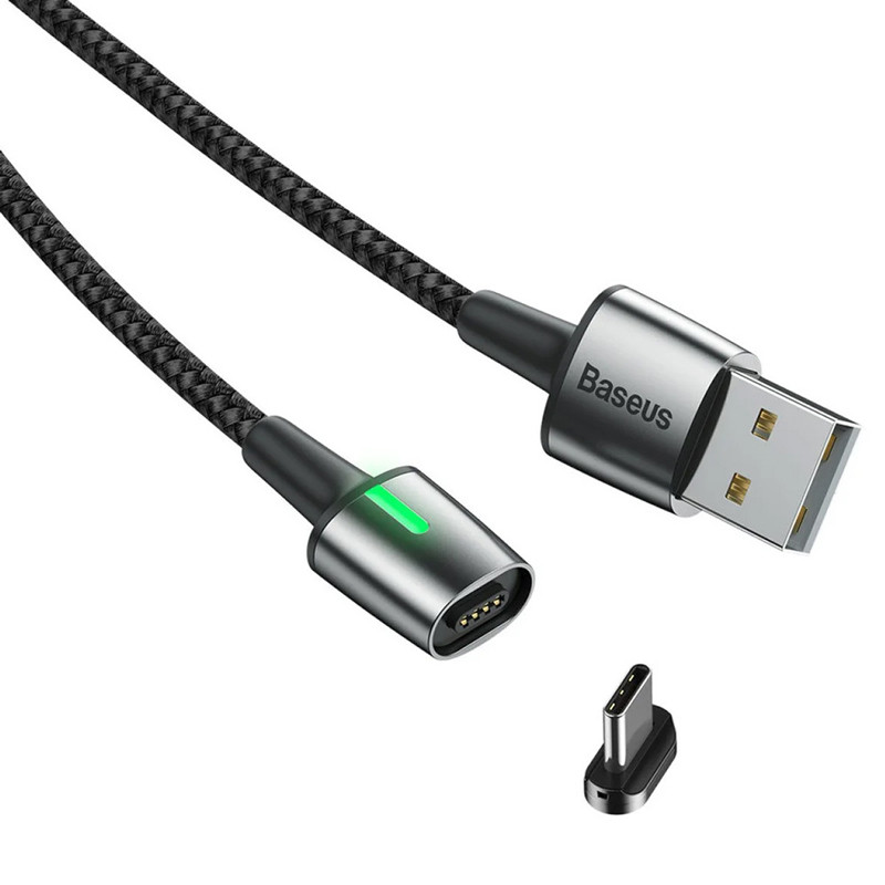 کابل مگنتی فست شارژ Baseus CATXC-A 3A Type-C 1m