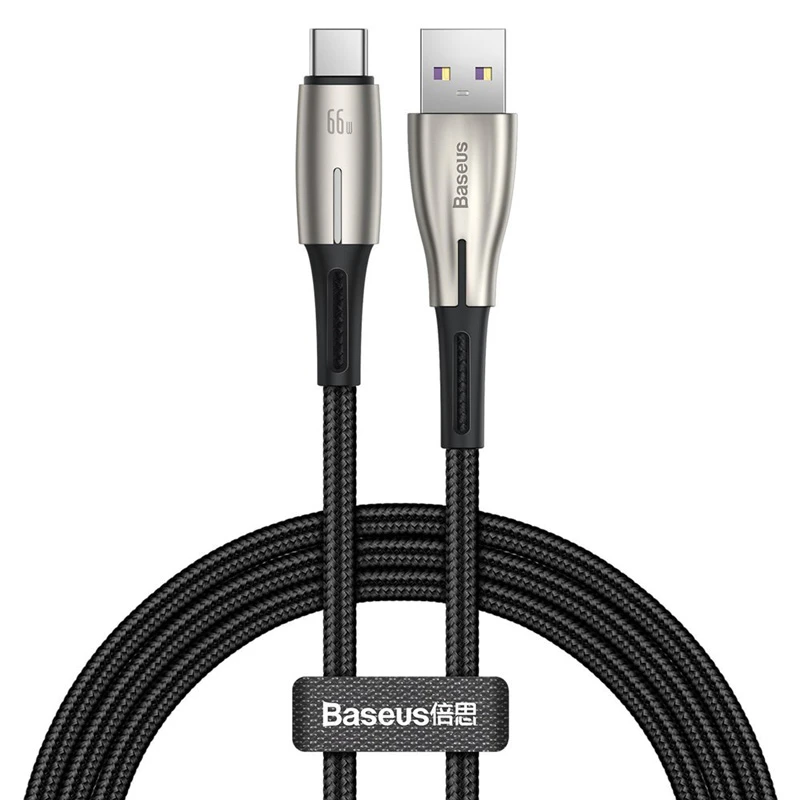 کابل فست شارژ Baseus CATSD-M Type-C 66W 6A 1m